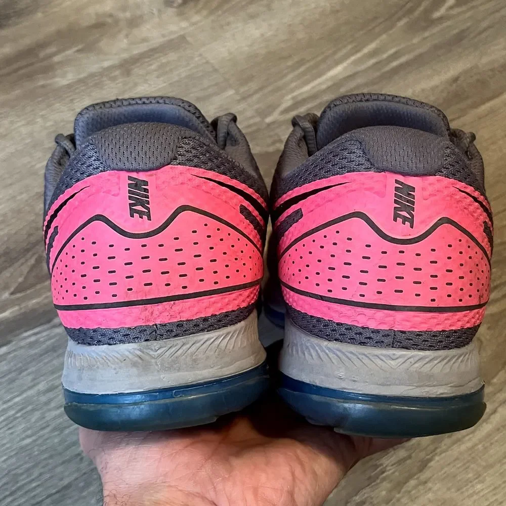 Nike Zoom All Out 2 Athletic Cross‎ Training Shoes Gray Pink Men 12 UK 11 EU 46